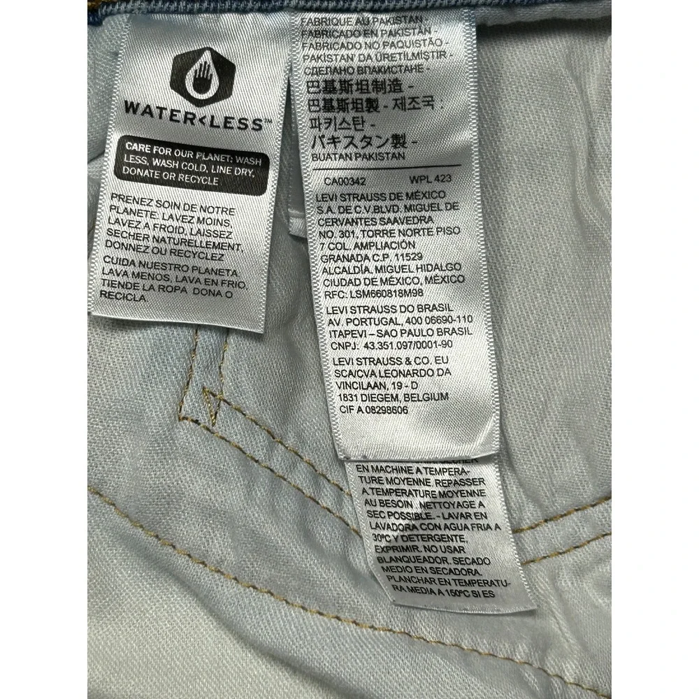 Levi's 559 Relaxed Straight Denim Jeans Blue W38 L30 Mens